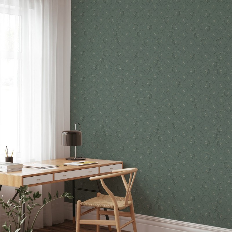 Picture of Väriyhdistelmä Santelah Scallops Dark Green - 1038001-03 - 05027-01